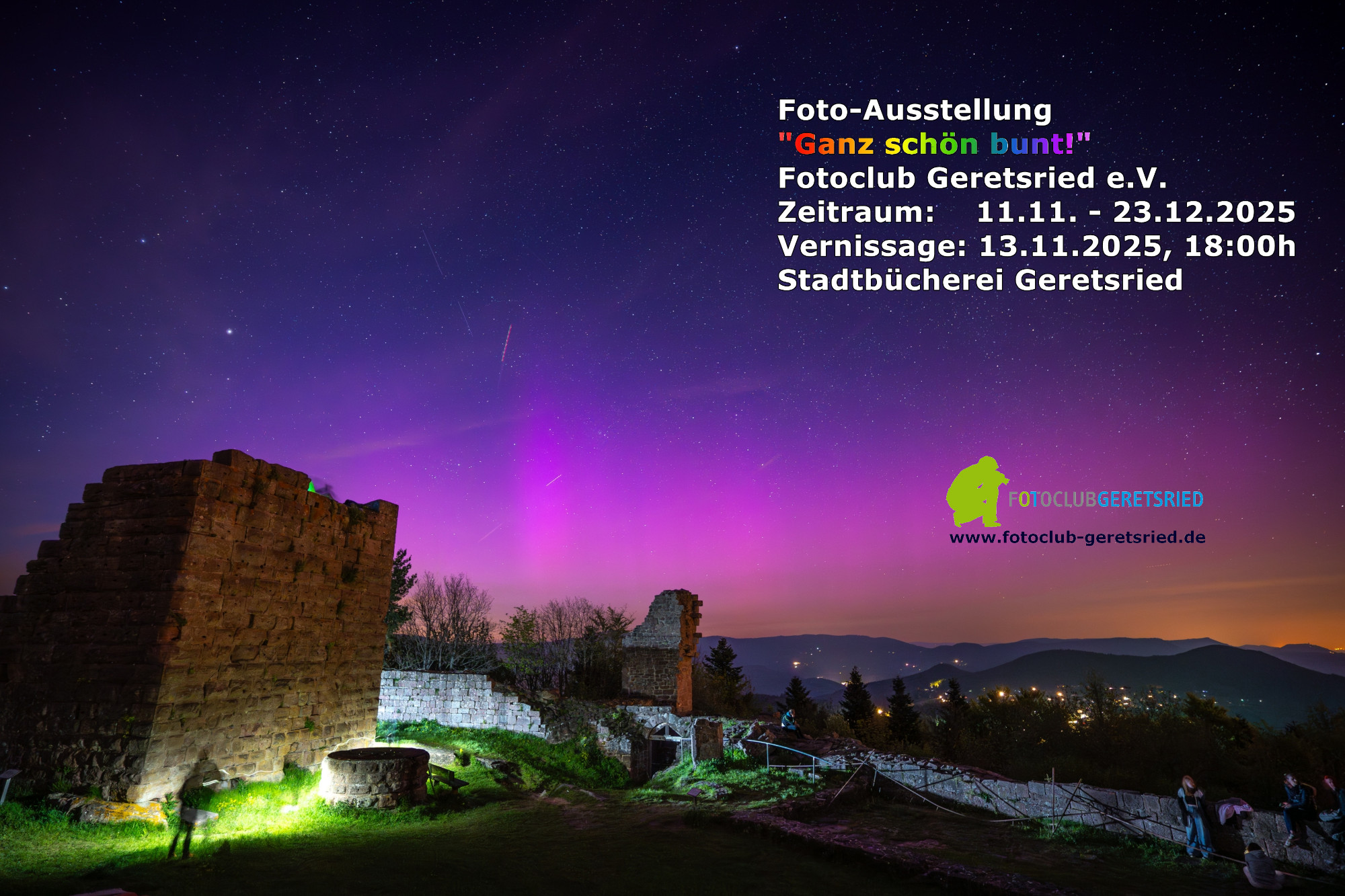 Ausstellung „Ganz schön bunt“